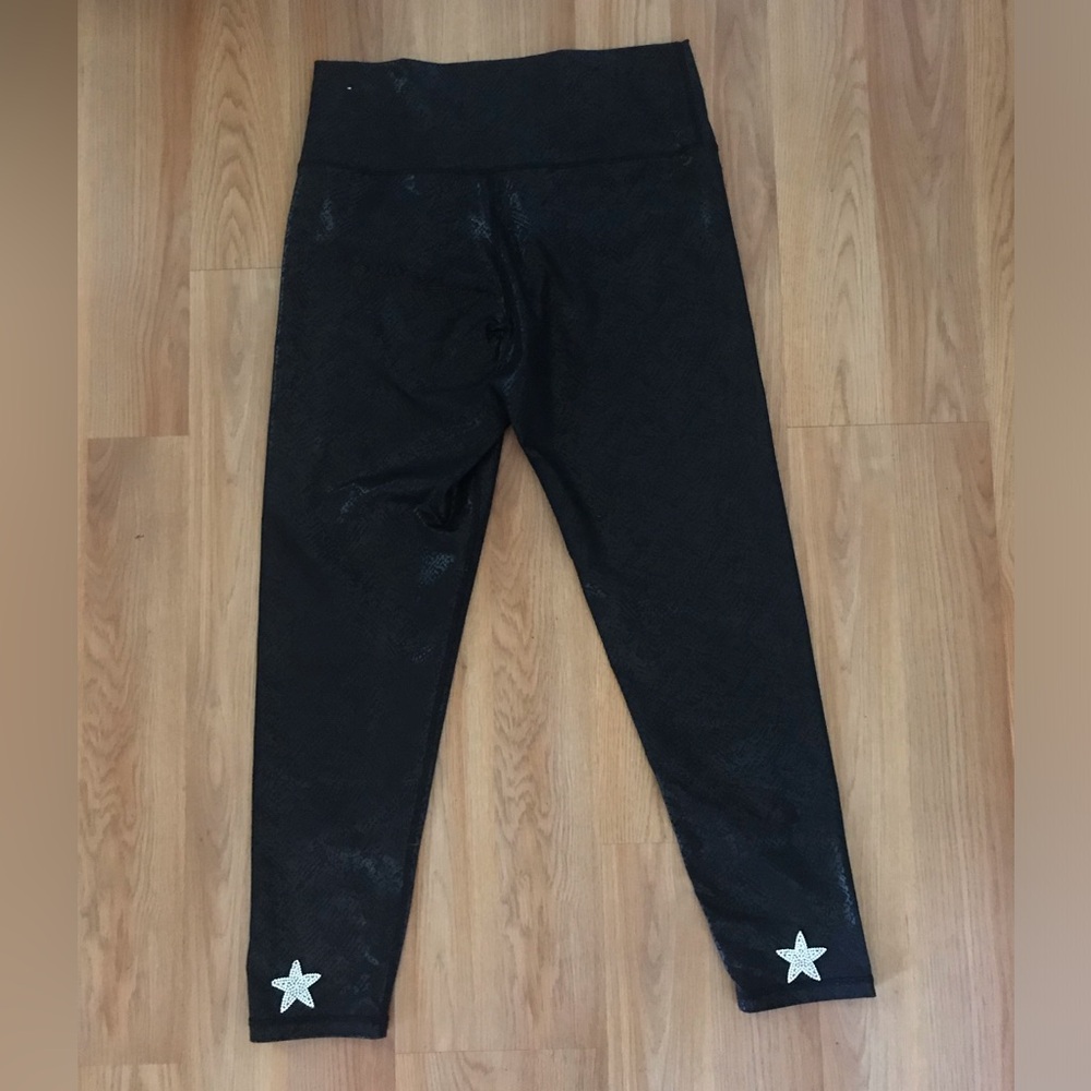 Offline aerie black crackle leggings XL - Picture 1 of 5